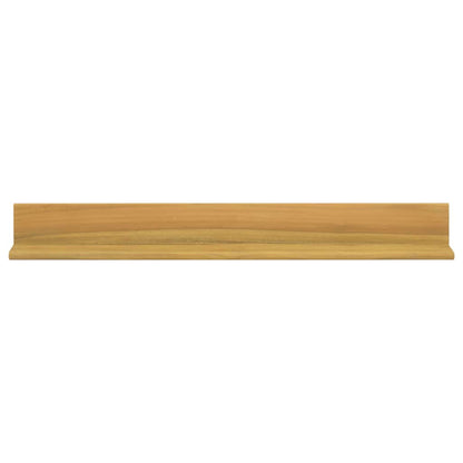 vidaXL Wall Shelves 2 pcs 90x10x10 cm Solid Wood Teak