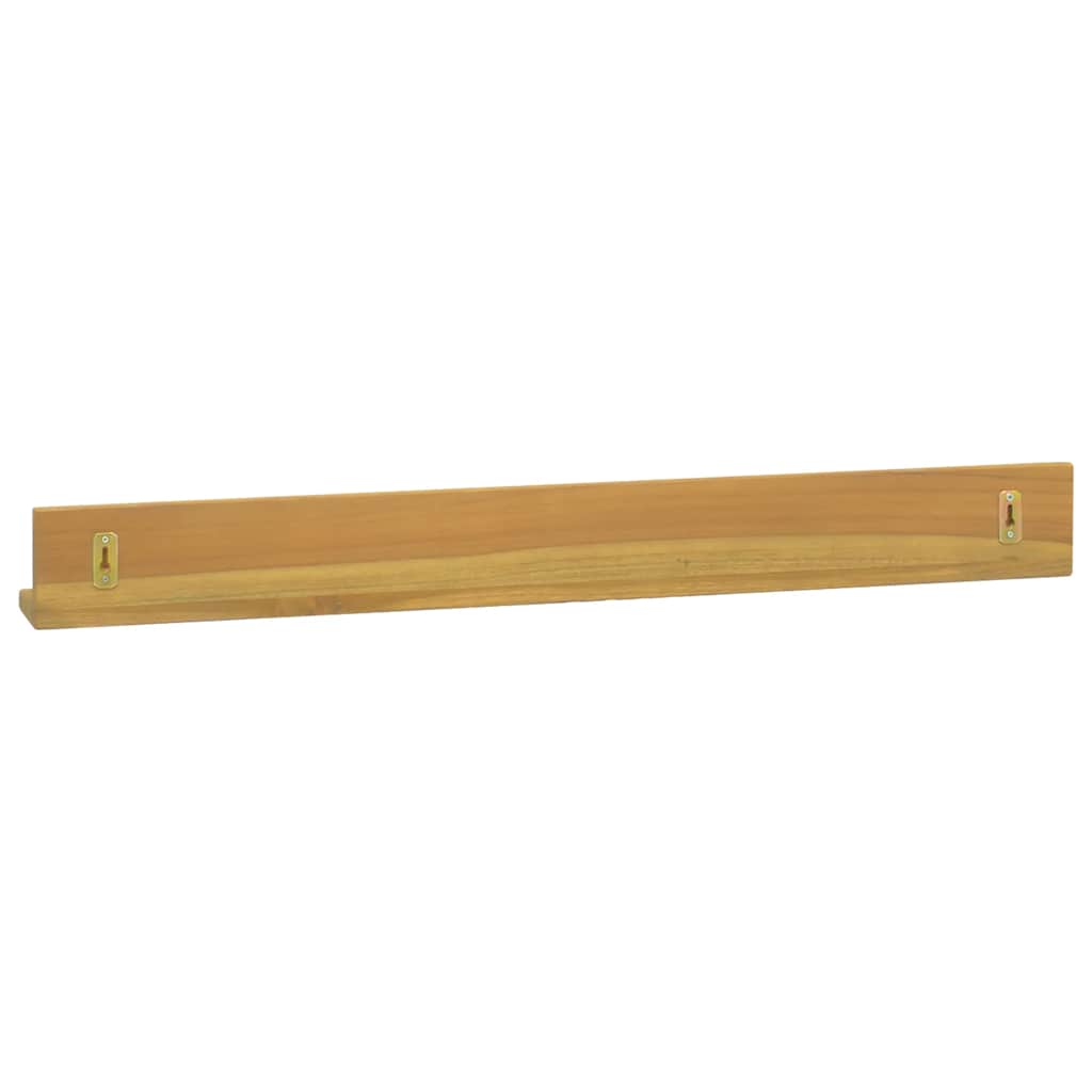 vidaXL Wall Shelves 2 pcs 90x10x10 cm Solid Wood Teak