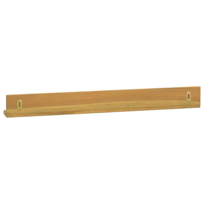 vidaXL Wall Shelves 2 pcs 90x10x10 cm Solid Wood Teak