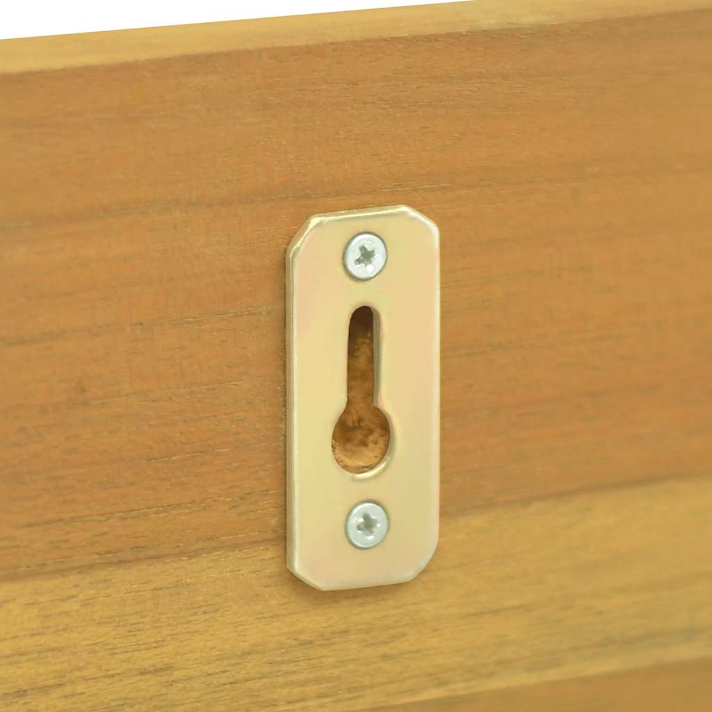 vidaXL Wall Shelves 2 pcs 90x10x10 cm Solid Wood Teak