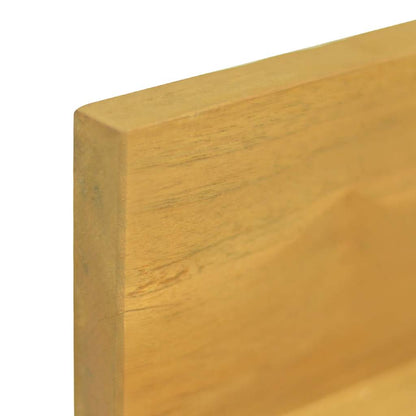 vidaXL Wall Shelves 2 pcs 90x10x10 cm Solid Wood Teak