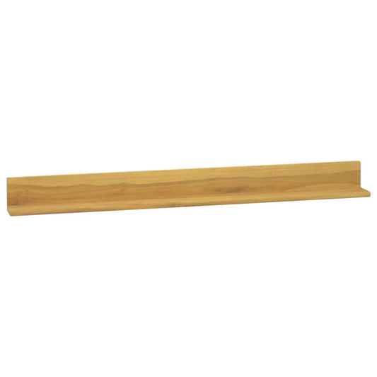 338261 vidaXL Wall Shelves 2 pcs 110x10x10 cm Solid Wood Teak