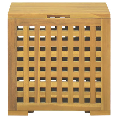 vidaXL Rope Box 40x40x40 cm Solid Wood Teak