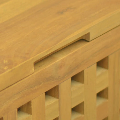 vidaXL Rope Box 40x40x40 cm Solid Wood Teak