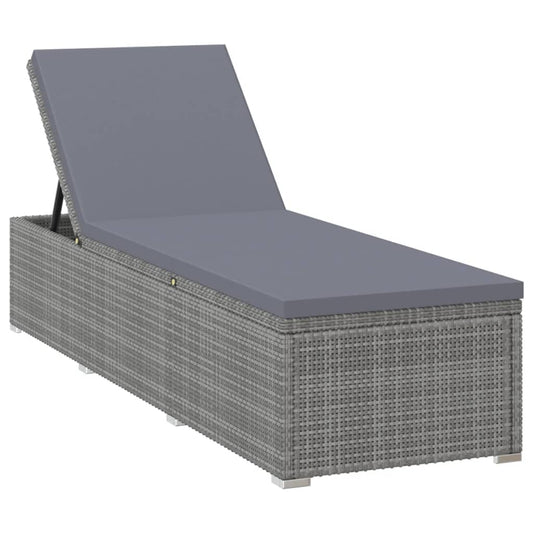 vidaXL Sun Lounger | Grey