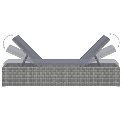 vidaXL Sun Lounger | Grey