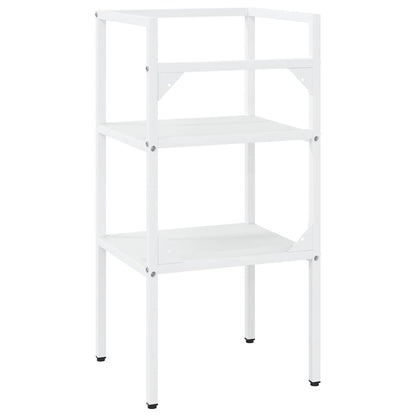 338484 vidaXL Bathroom Washbasin Frame White 40x38x83 cm Iron