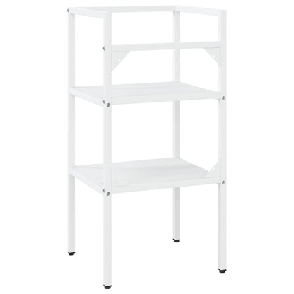 vidaXL Bathroom Washbasin Frame White 40x38x83 cm Iron