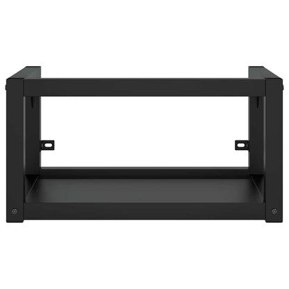 338493 vidaXL Wall-mounted Bathroom Washbasin Frame Black 40x38x31 cm Iron