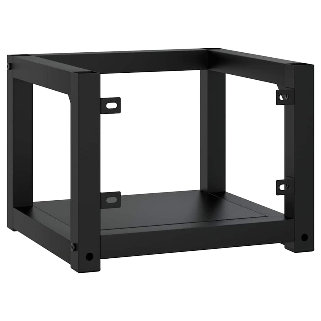 338493 vidaXL Wall-mounted Bathroom Washbasin Frame Black 40x38x31 cm Iron