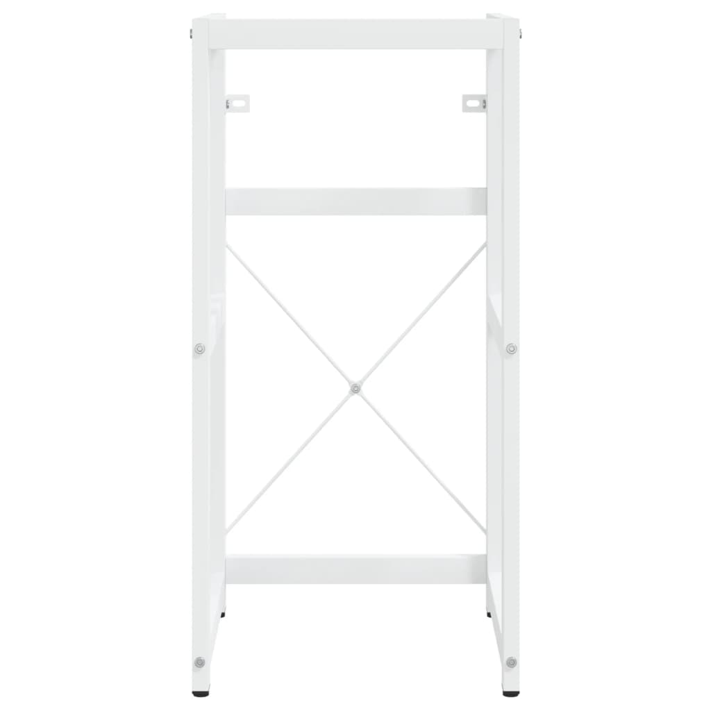 vidaXL Bathroom Washbasin Frame White 40x38x83 cm Iron