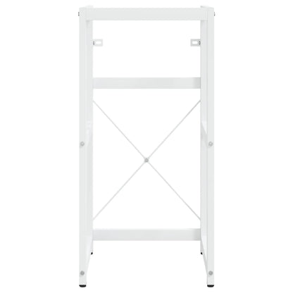 vidaXL Bathroom Washbasin Frame White 40x38x83 cm Iron