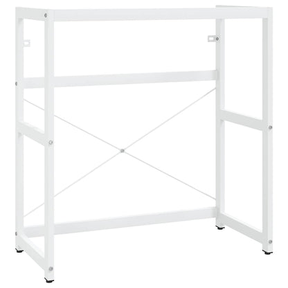 338498 vidaXL Bathroom Washbasin Frame White 79x38x83 cm Iron