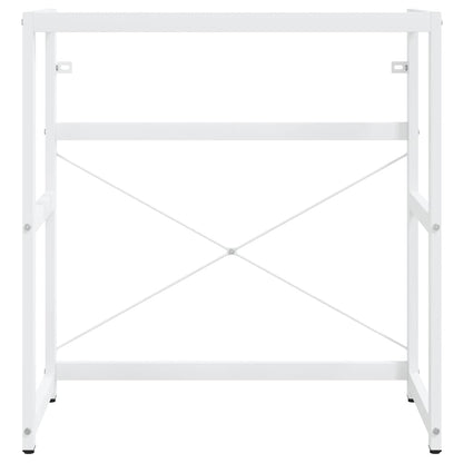 338498 vidaXL Bathroom Washbasin Frame White 79x38x83 cm Iron