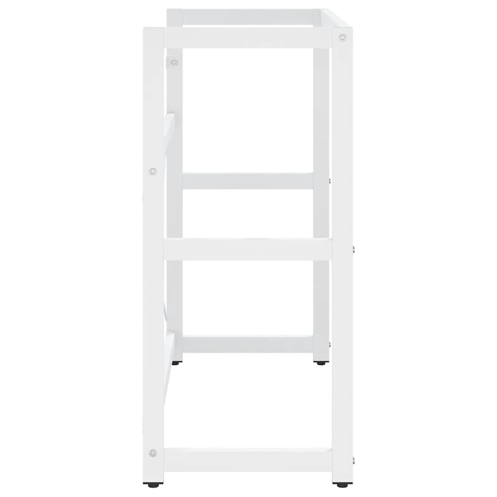 vidaXL Bathroom Washbasin Frame White 79x38x83 cm Iron