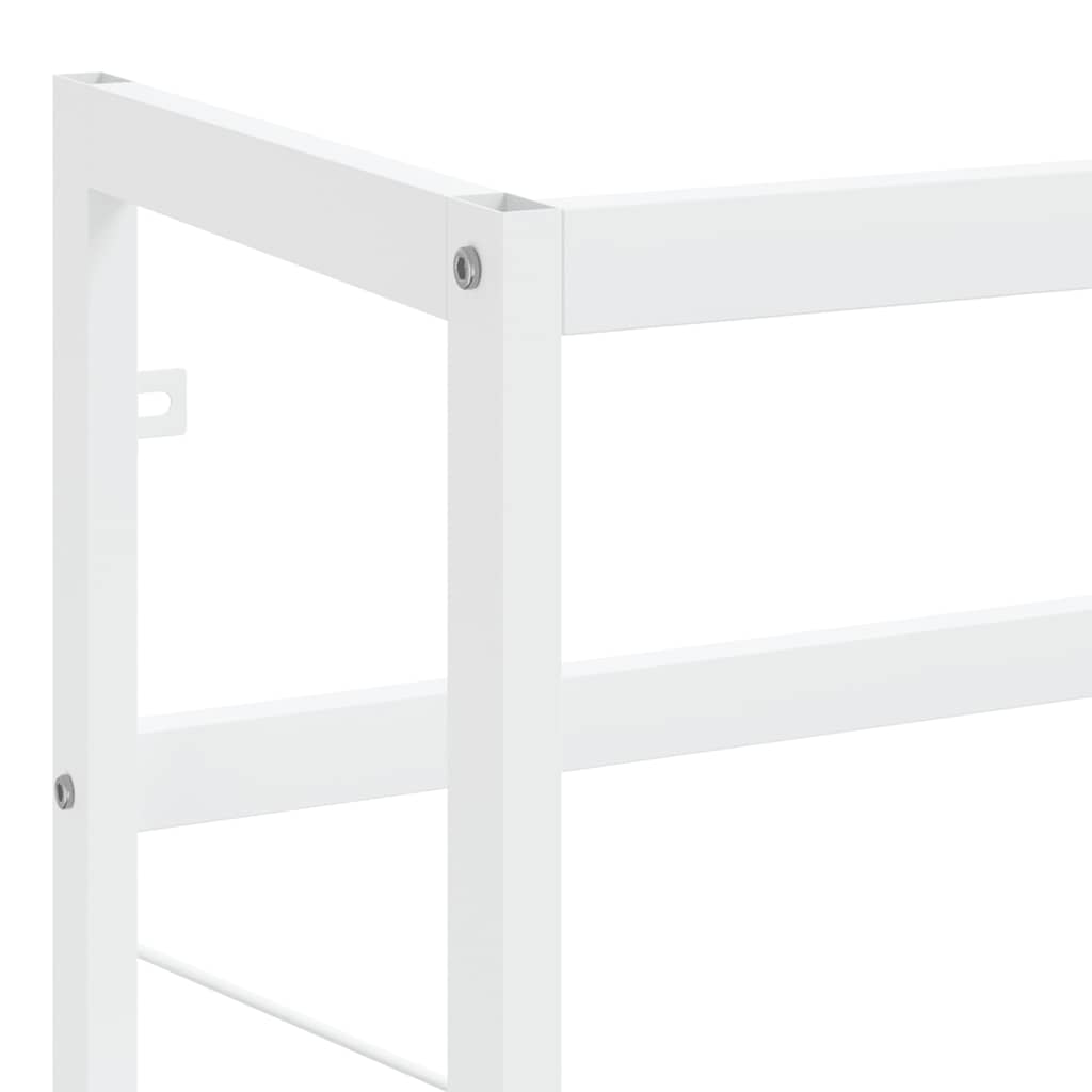 vidaXL Bathroom Washbasin Frame White 79x38x83 cm Iron