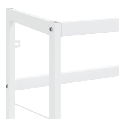 338498 vidaXL Bathroom Washbasin Frame White 79x38x83 cm Iron