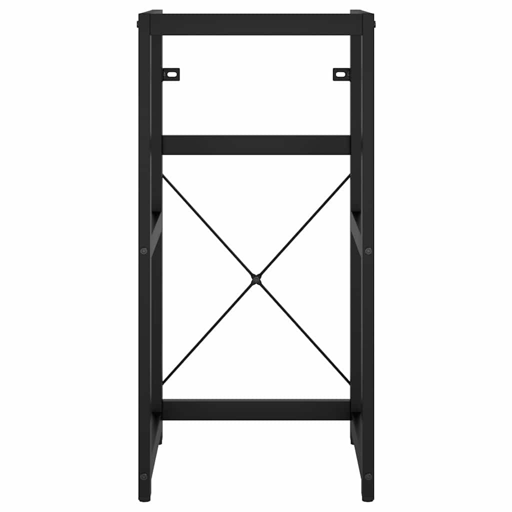 vidaXL Bathroom Washbasin Frame Black 40x38x83 cm Iron