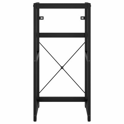 vidaXL Bathroom Washbasin Frame Black 40x38x83 cm Iron