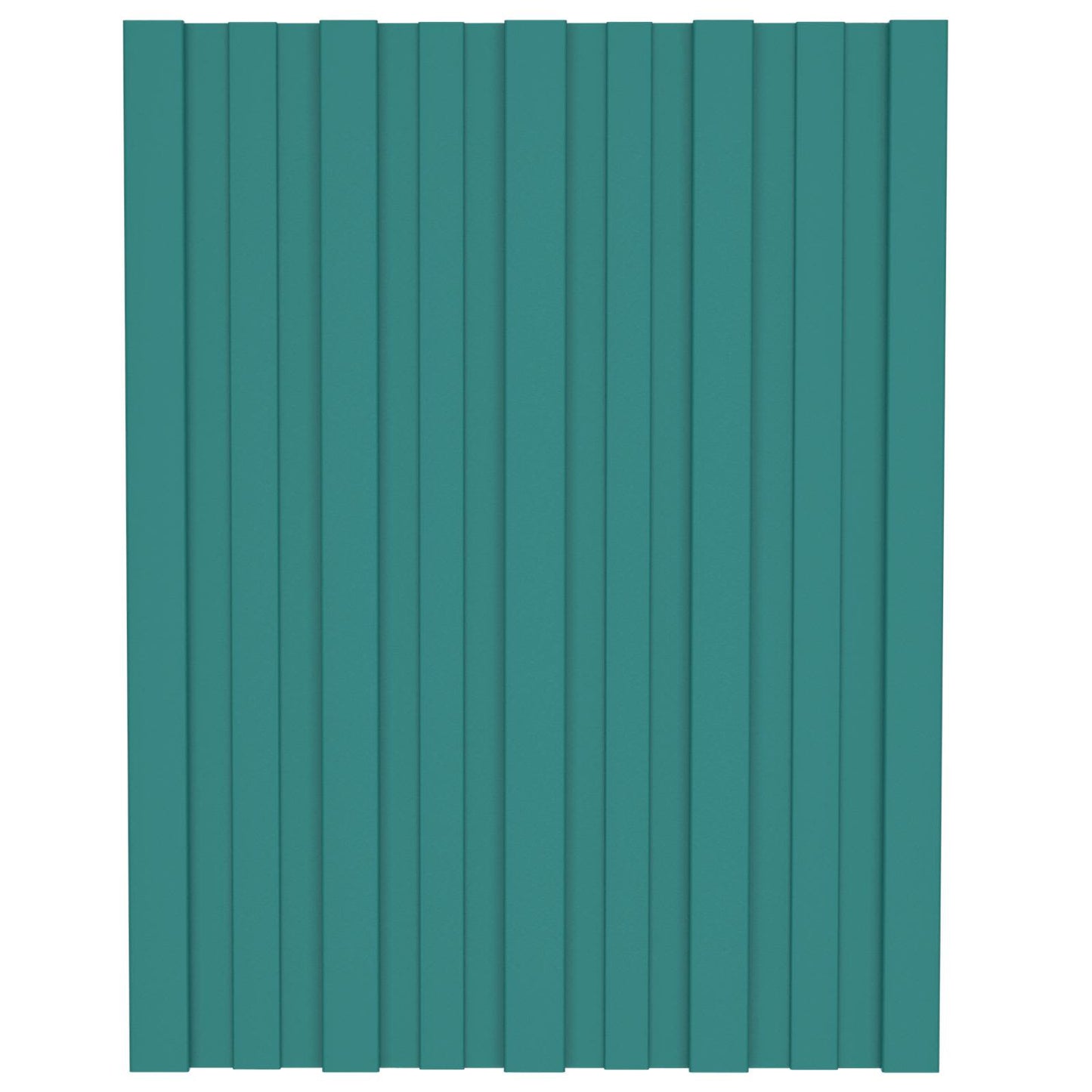 vidaXL Roof Panel 12 pcs Green 60 x 45 cm Galvanised steel