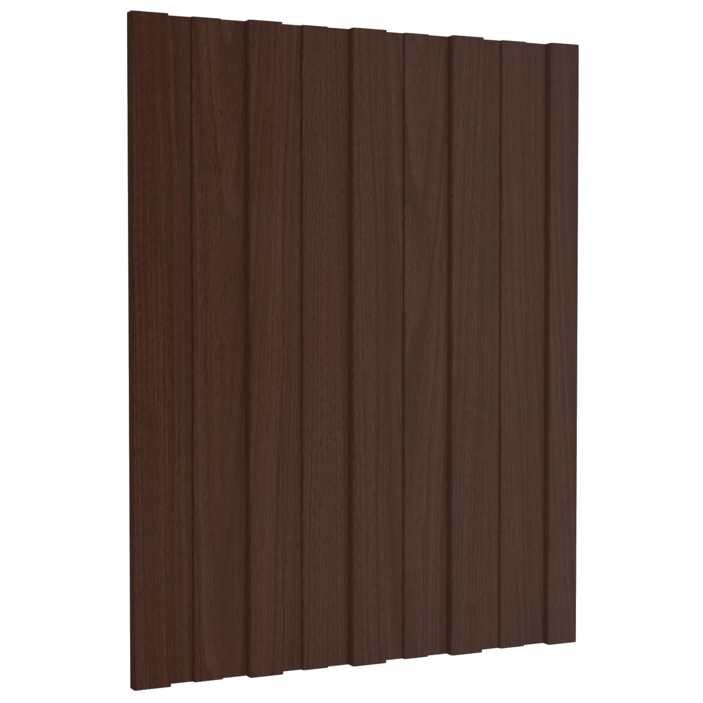 vidaXL Roof Panel 36 pcs Brown 60 x 45 cm Galvanised steel