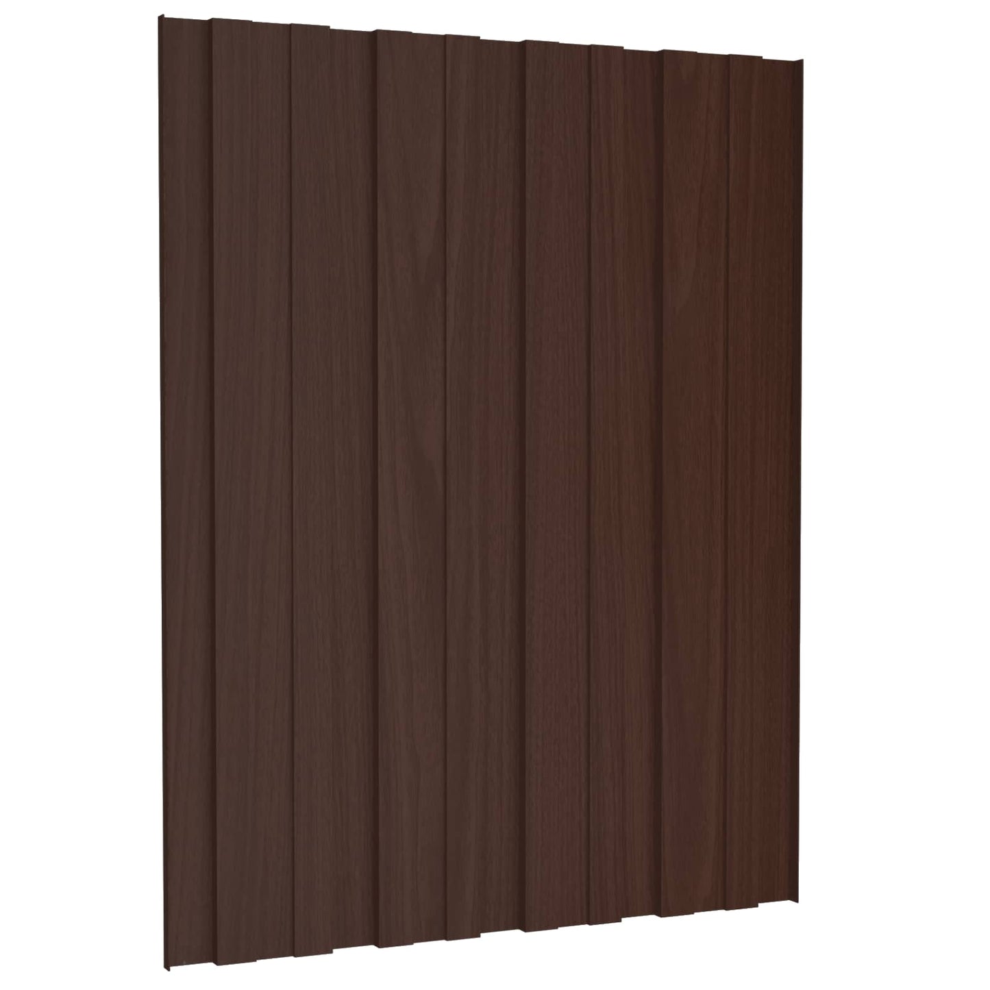 vidaXL Roof Panel 36 pcs Brown 60 x 45 cm Galvanised steel