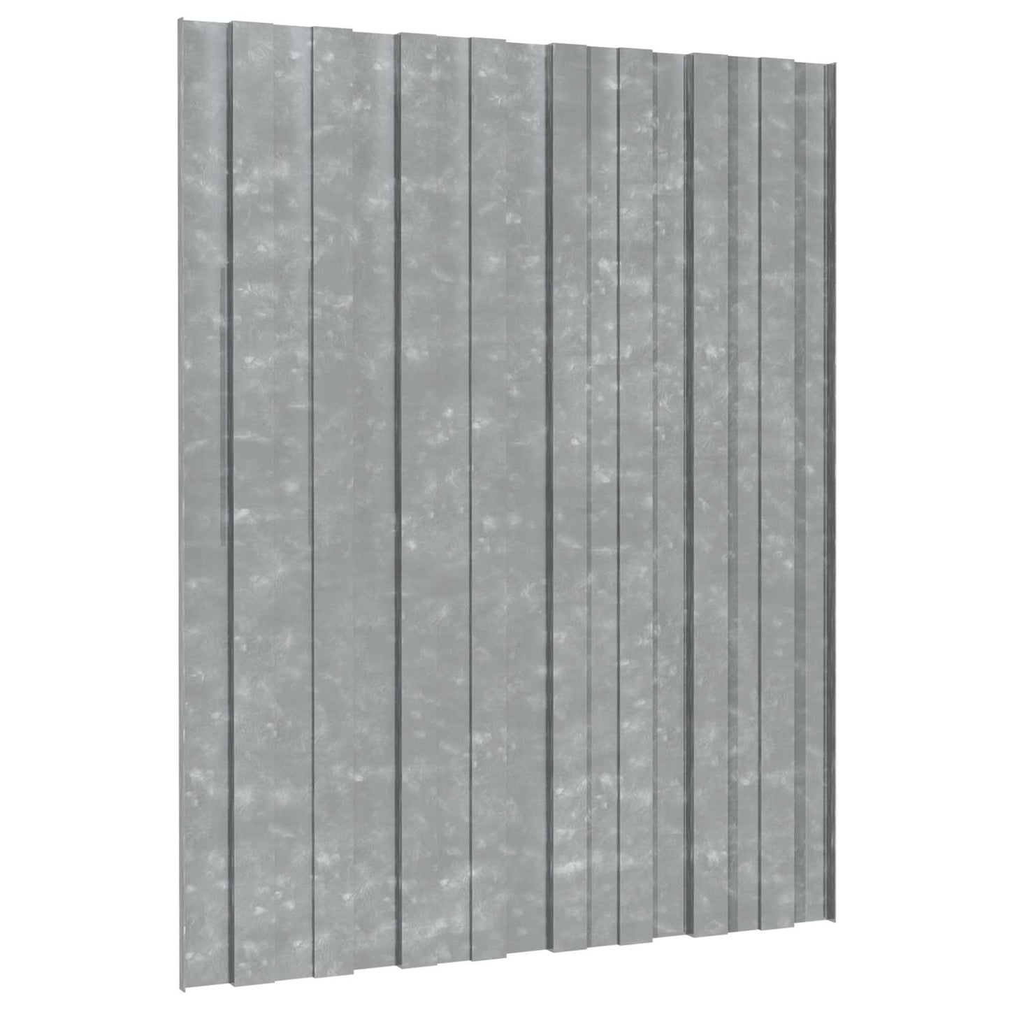 vidaXL Roof Panel 36 pcs Silver 60 x 45 cm Galvanised steel