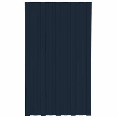 vidaXL Roof Panel 36 pcs Anthracite 80 x 45 cm Galvanised steel