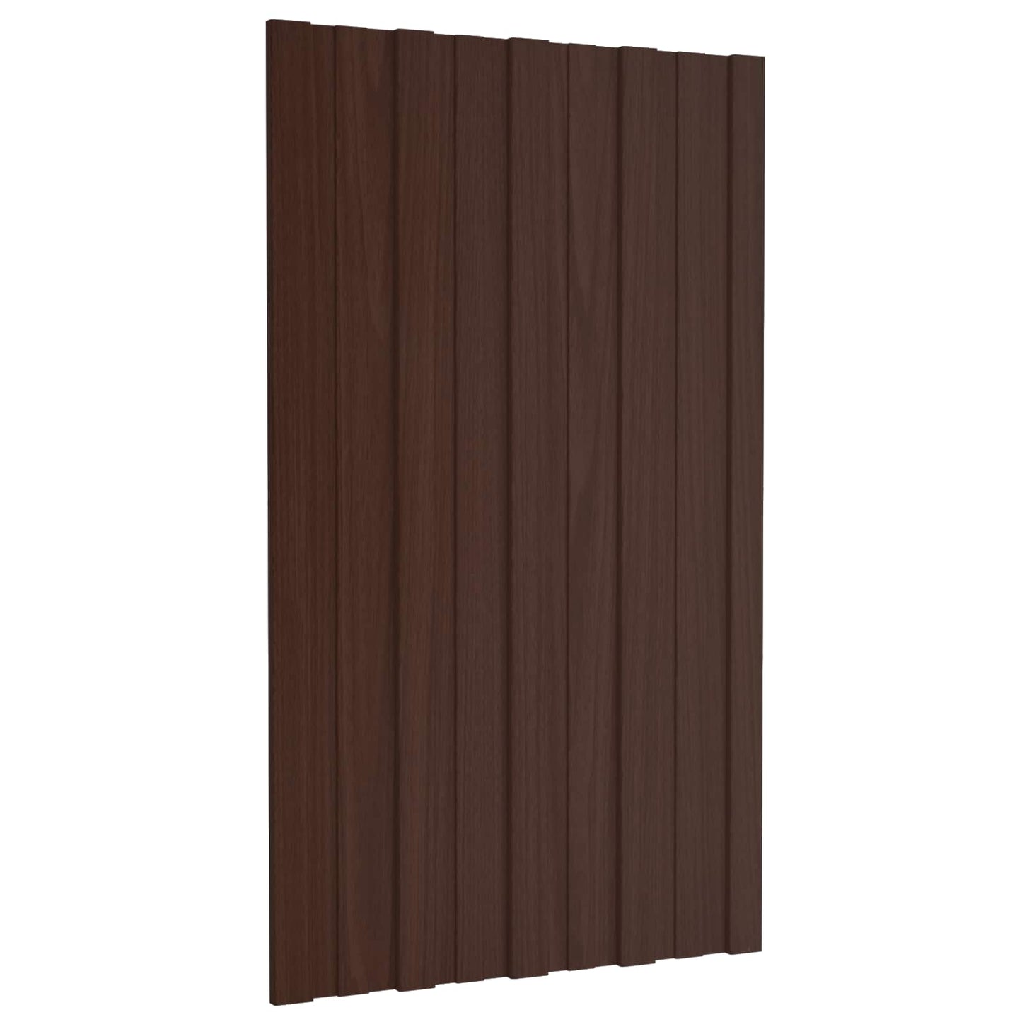 vidaXL Roof Panel 36 pcs Brown 80 x 45 cm Galvanised steel