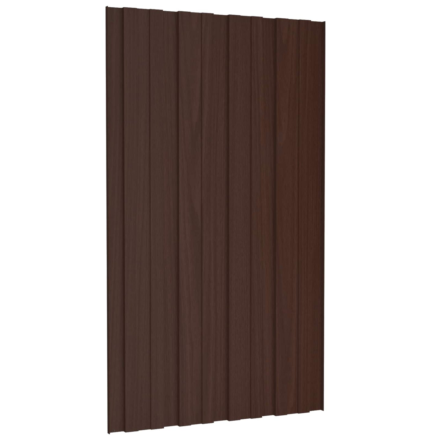 vidaXL Roof Panel 36 pcs Brown 80 x 45 cm Galvanised steel