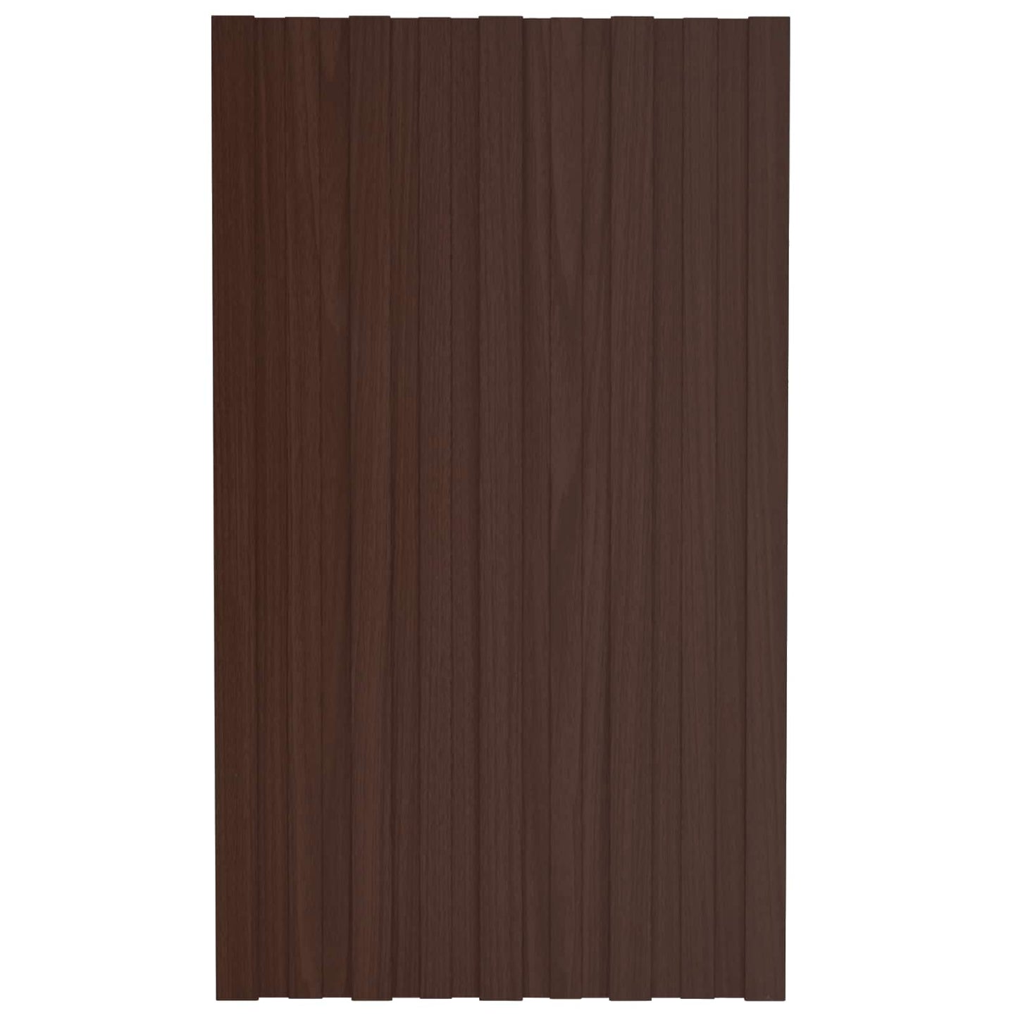 vidaXL Roof Panel 36 pcs Brown 80 x 45 cm Galvanised steel