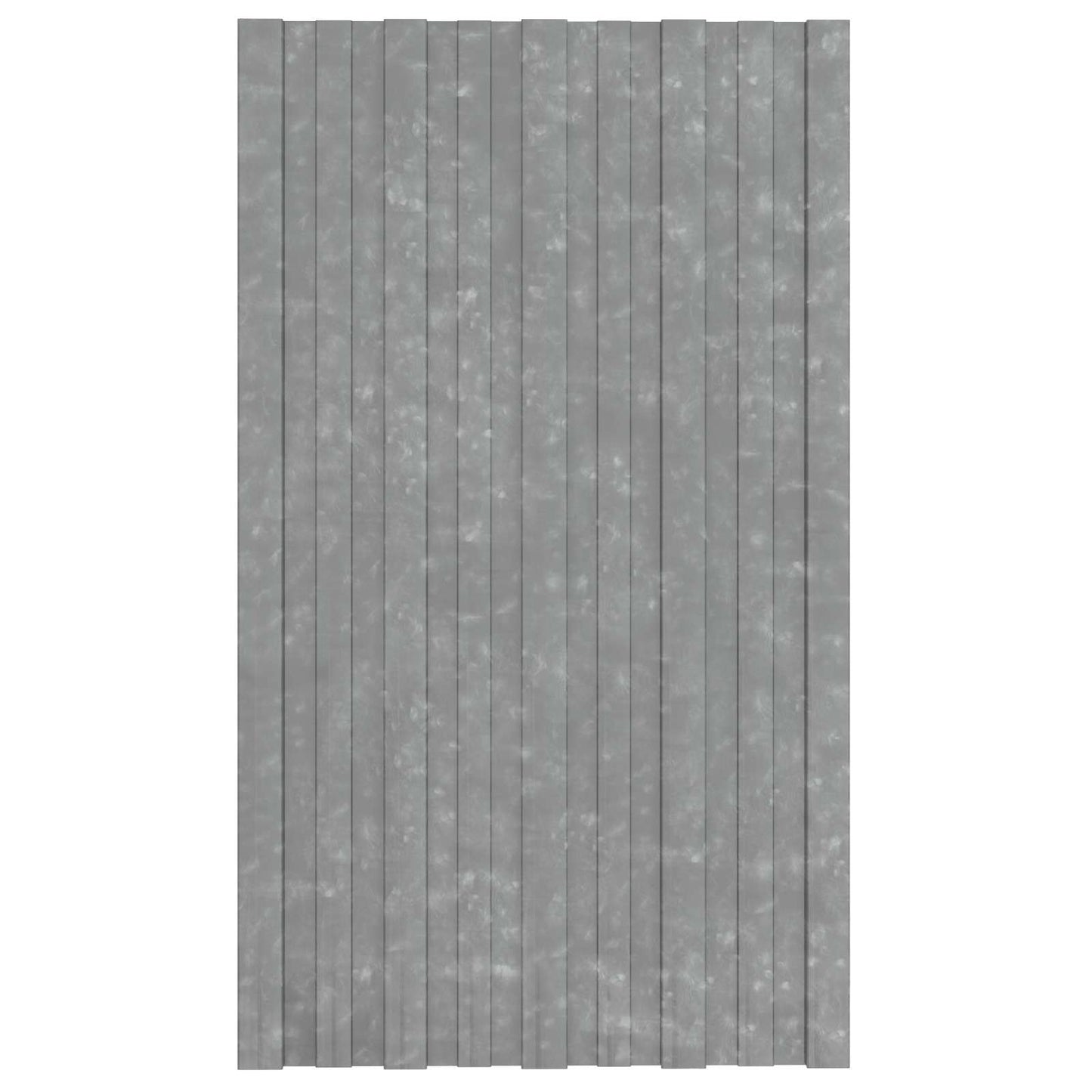 vidaXL Roof Panel 12 pcs Silver 80 x 45 cm Galvanised steel