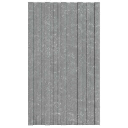 vidaXL Roof Panel 12 pcs Silver 80 x 45 cm Galvanised steel