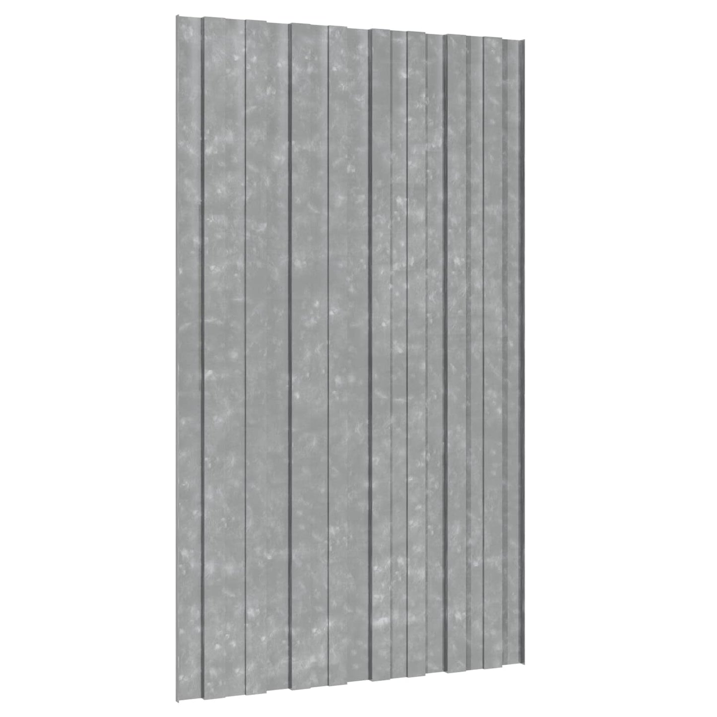 vidaXL Roof Panel 36 pcs Silver 80 x 45 cm Galvanised steel
