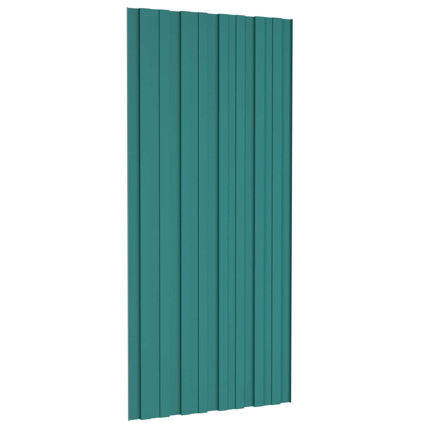 vidaXL Roof Panel 36 pcs Green 100 x 45 cm Galvanised steel