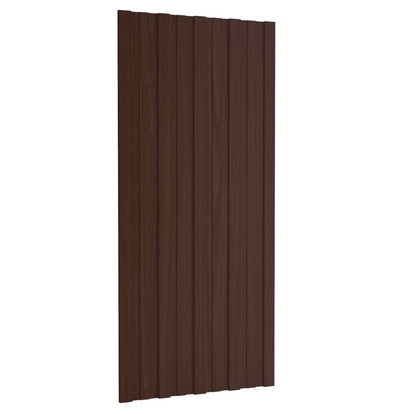 vidaXL Roof Panel 36 pcs Brown 100 x 45 cm Galvanised steel