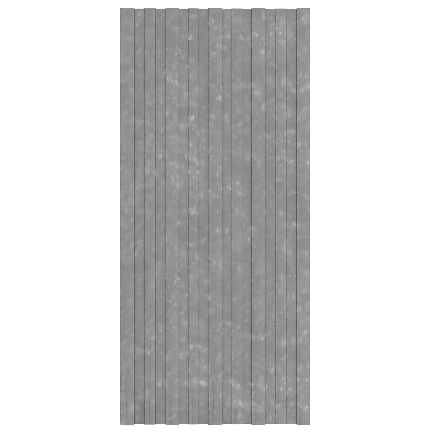 vidaXL Roof Panel 12 pcs Silver 100 x 45 cm Galvanised steel