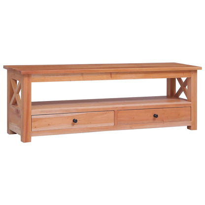 vidaXL TV Cabinet 115x30x40 cm Solid Mahogany Wood