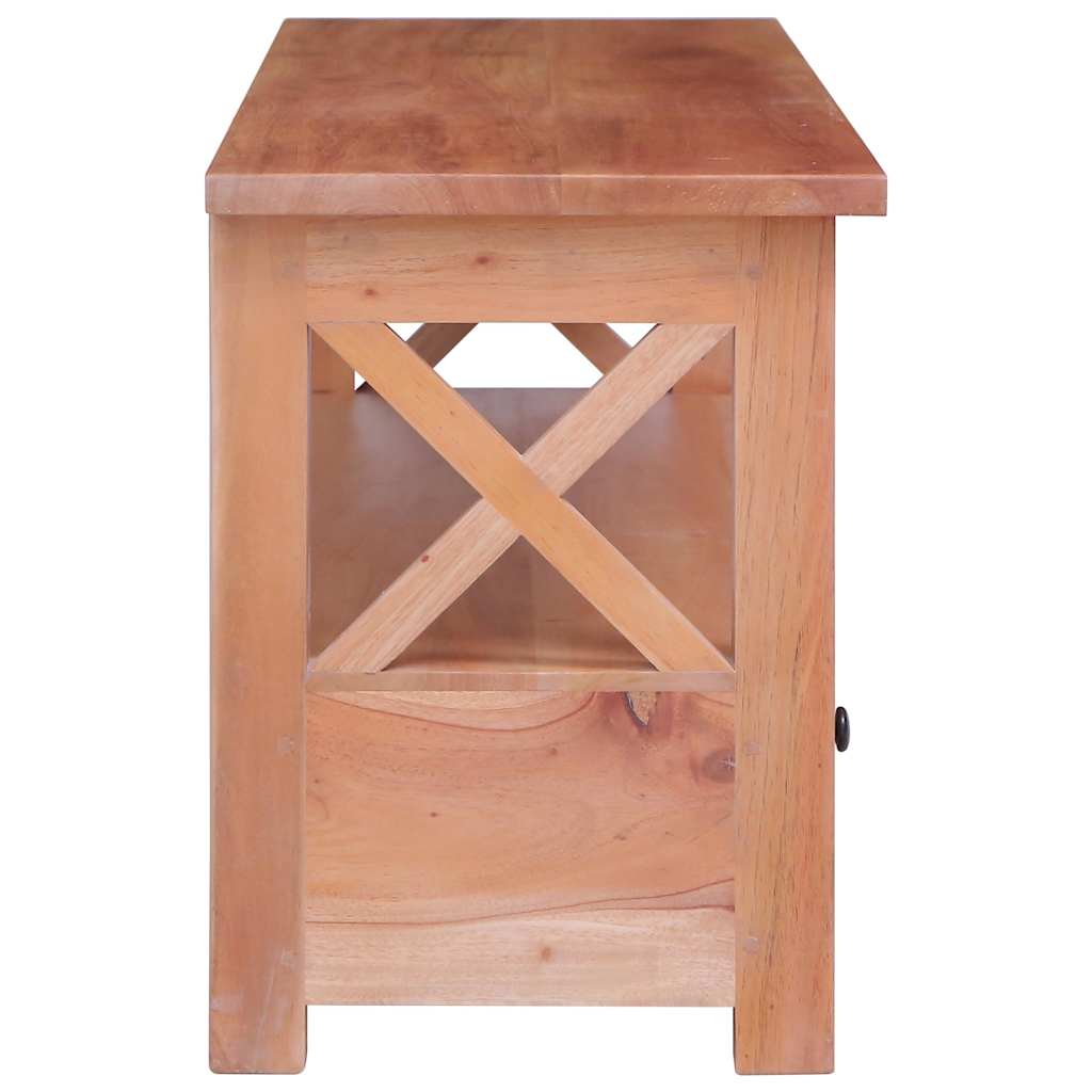 vidaXL TV Cabinet 115x30x40 cm Solid Mahogany Wood