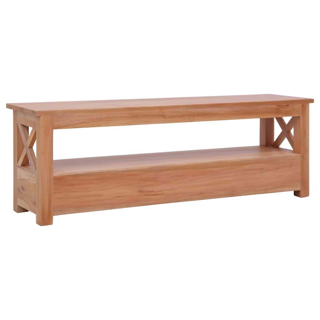 vidaXL TV Cabinet 115x30x40 cm Solid Mahogany Wood