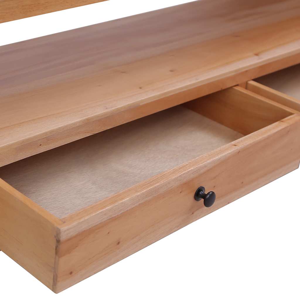 vidaXL TV Cabinet 115x30x40 cm Solid Mahogany Wood