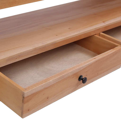 vidaXL TV Cabinet 115x30x40 cm Solid Mahogany Wood