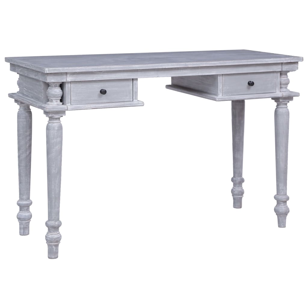 vidaXL Desk 115x50x78 cm Solid Mahogany Wood