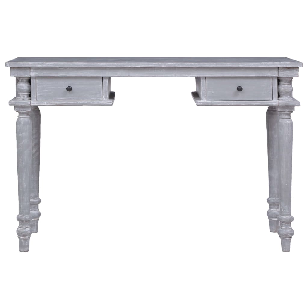 vidaXL Desk 115x50x78 cm Solid Mahogany Wood