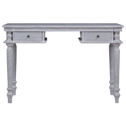 vidaXL Desk 115x50x78 cm Solid Mahogany Wood