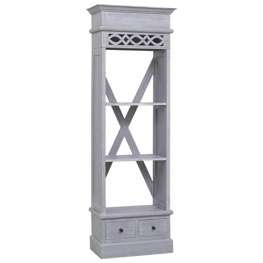 vidaXL Highboard 60x30x175 cm Solid Mahogany Wood