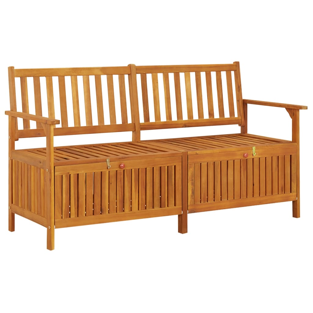 vidaXL Bench | Natural wood | Solid acacia wood | 148 cm | Bench | Rectangular