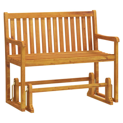 vidaXL Swing Bench | Brown | Solid acacia wood | 110 cm | Swing Bench