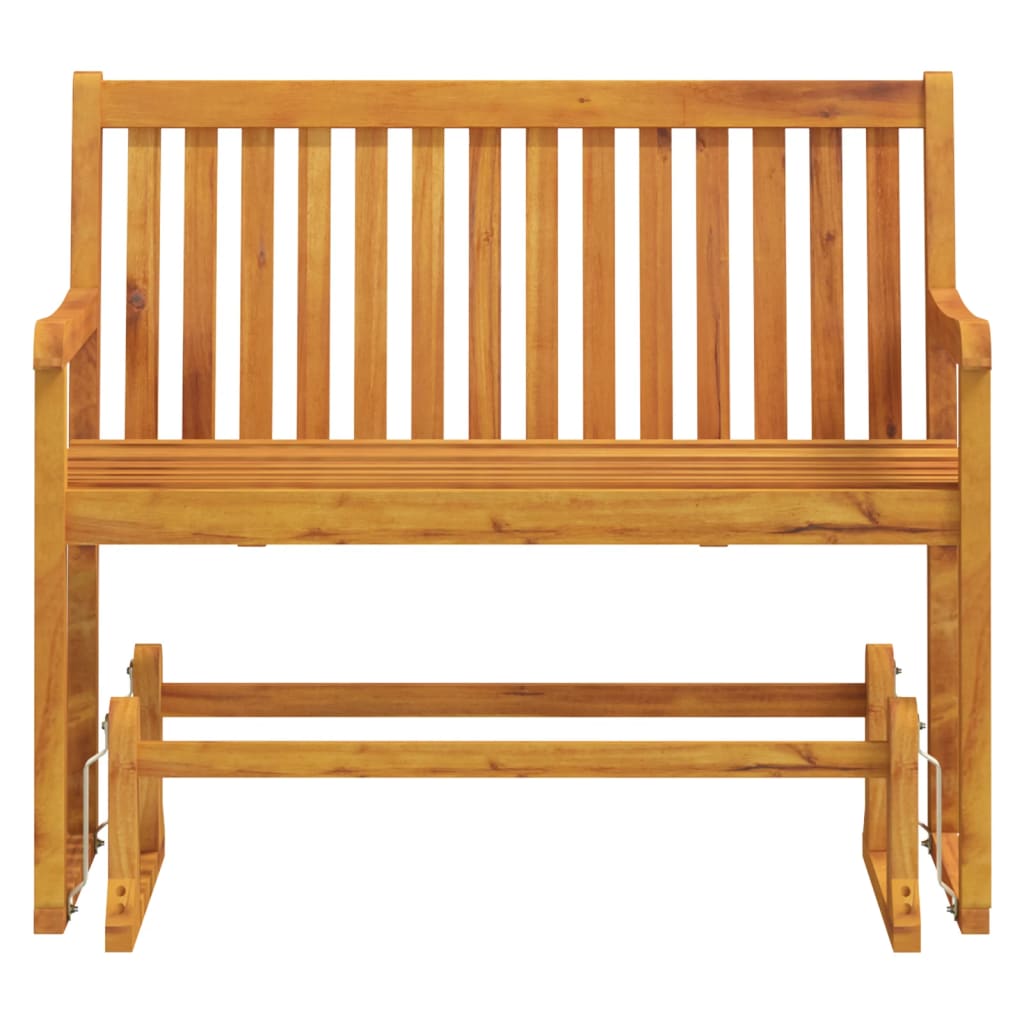 vidaXL Swing Bench | Brown | Solid acacia wood | 110 cm | Swing Bench