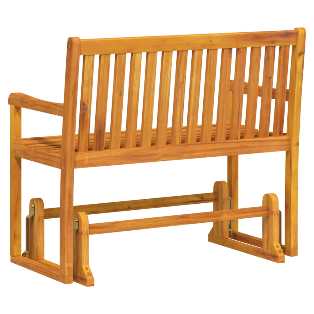 vidaXL Swing Bench | Brown | Solid acacia wood | 110 cm | Swing Bench